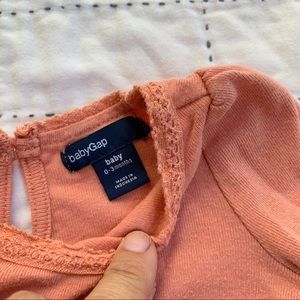 GAP Shirts & Tops - Peachy GAP onesie size:0-3mos. GAP Shirts & Tops - Peachy GAP onesie size:0-3mos.